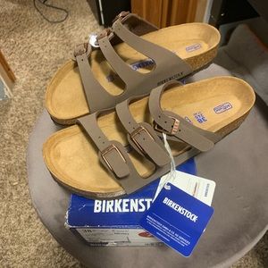 Brand new Birkenstock’s.